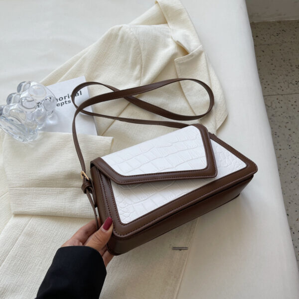 Stone Pattern Square Bag All-match One-shoulder High Sense - Image 8
