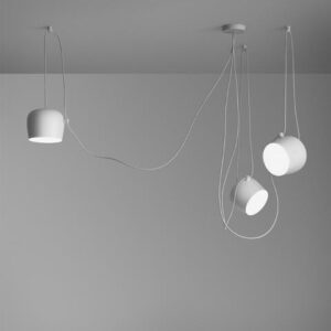 Modern simple aluminum snare chandelier