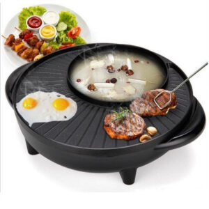 Best Electric Hot Pot with Grill – 2-in-1 Multifunctional BBQ & Hotpot Cooker