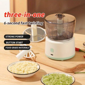 Best Cordless Electric Food Chopper – Powerful Mini Food Processor for Vegetables, Meat & Dicing