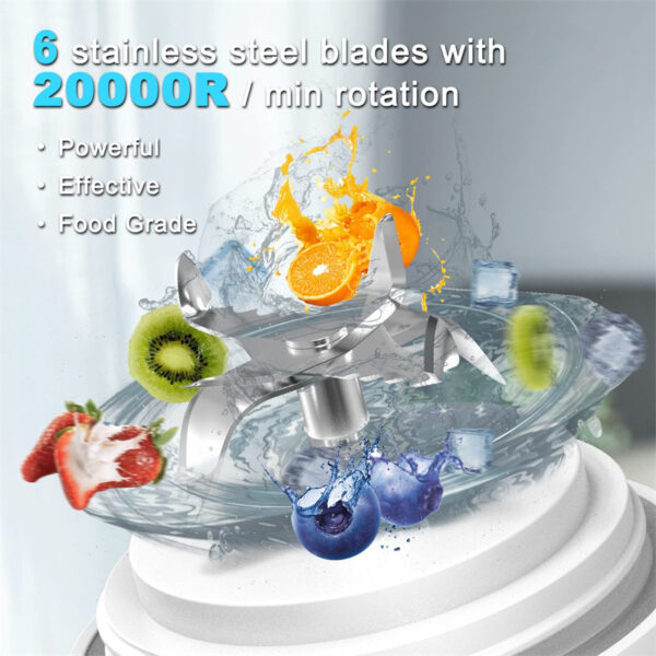 Best 2025 Portable Blender Juicer – Personal Size Mini Blender for Shakes & Smoothies - Image 8